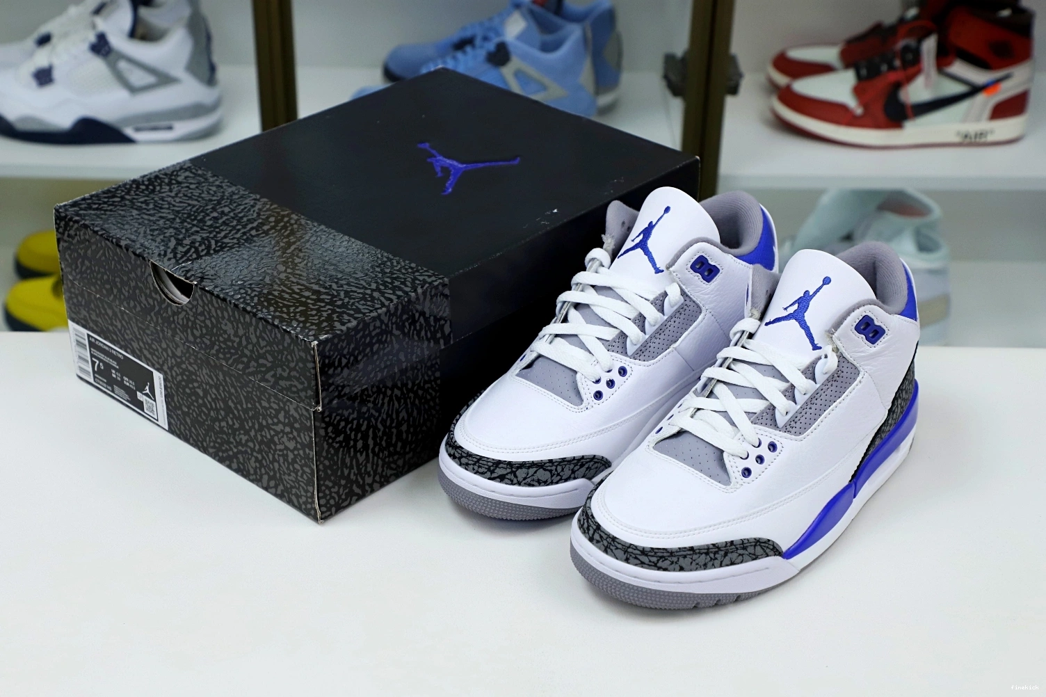 (CT8532-145) 3 BLUE' RETRO AIR 'RACER JORDAN 0906